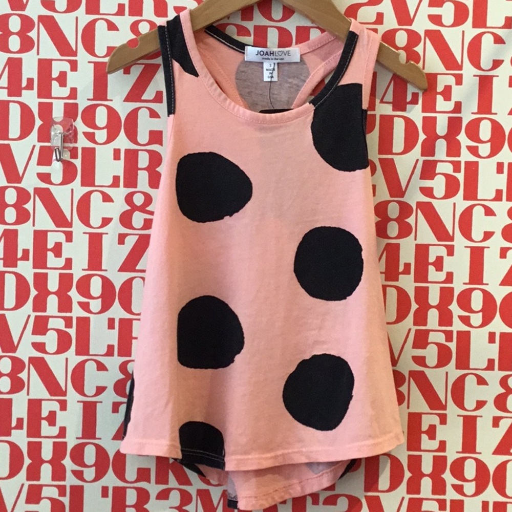 Joah Love Cassie Dot Tank, NEW WITH TAGS